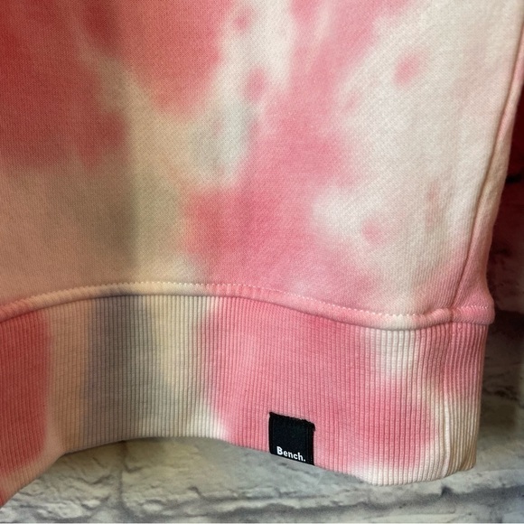 BENCH Pullover Crew Neck Ribbed Sweater Tie Dye Size Small - Picture 6 of 10
